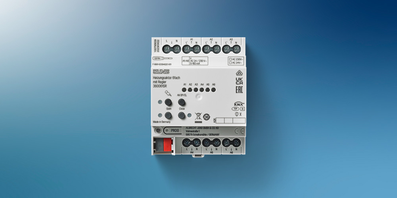 KNX Heizungsaktor 6-fach bei Elektro Baumann in Waltershausen OT Schwarzhausen